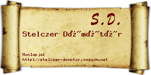 Stelczer Dömötör névjegykártya